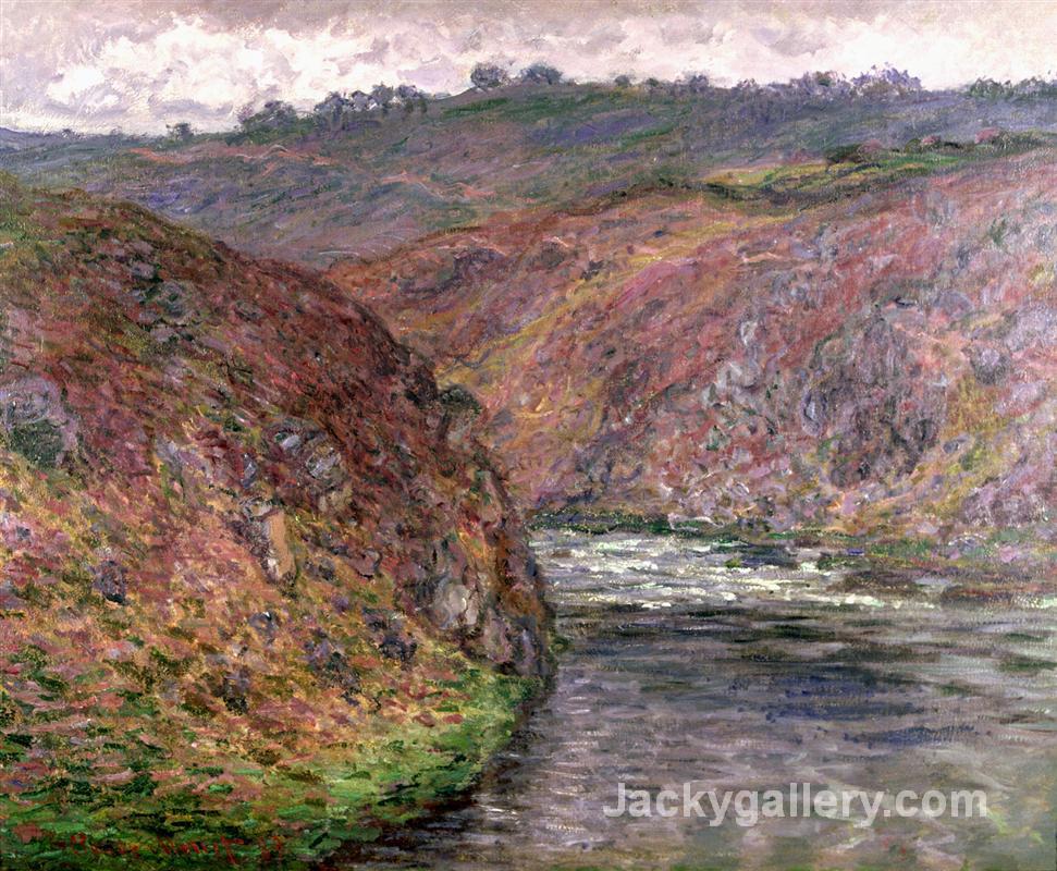 Valley of the Creuse (Grey Day) by Claude Monet paintings reproduction